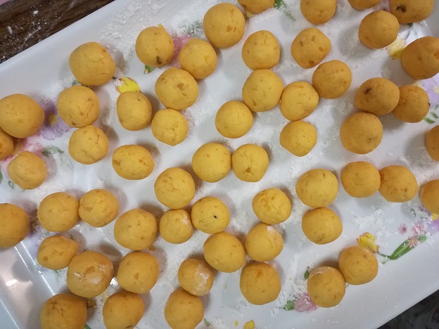 Life Is A Constant Battle Sweet Potato Balls Bebola Keledek
