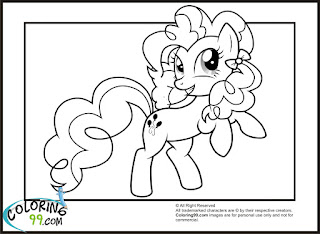 mlp pinkie pie smiling coloring pages