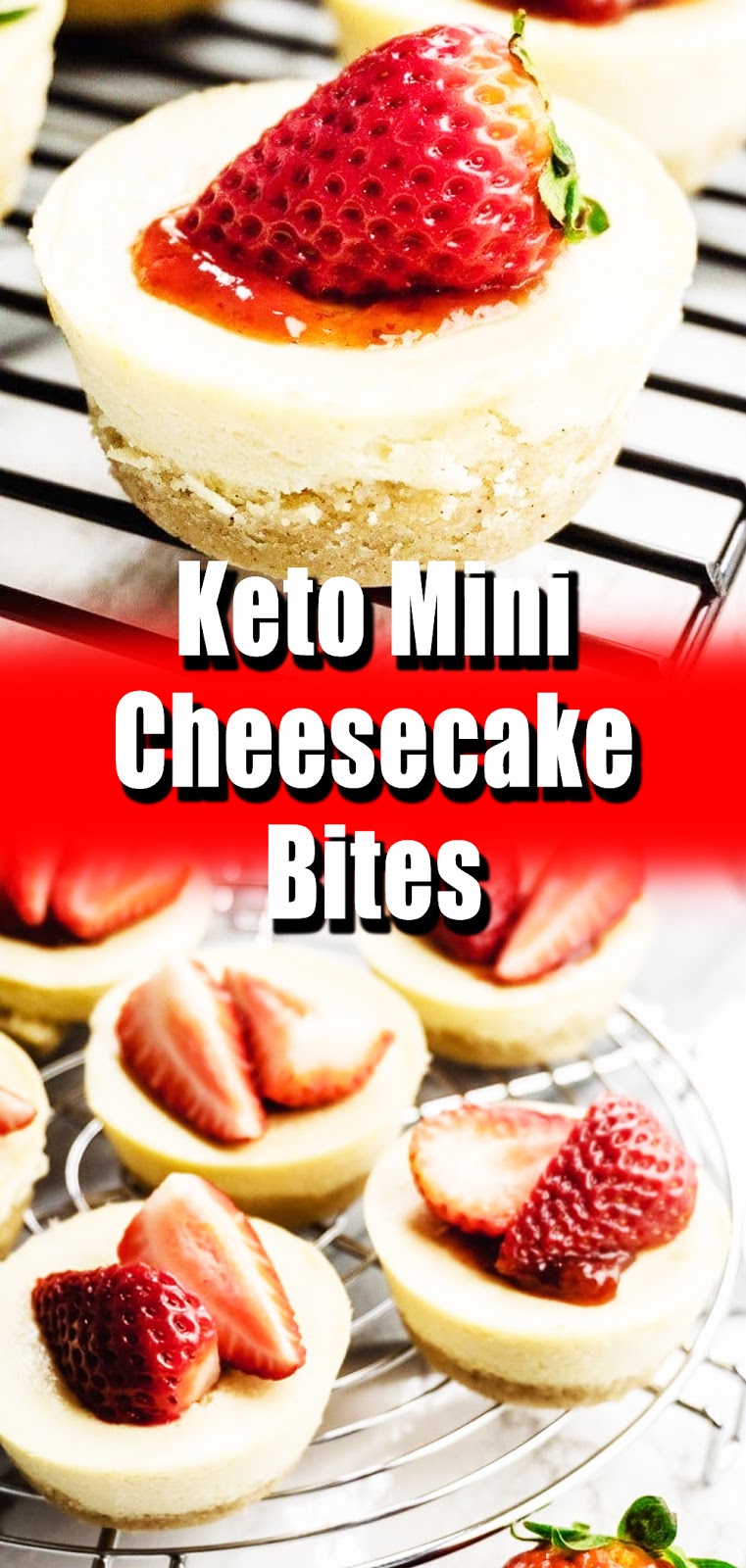 Keto Mini Cheesecake Bites