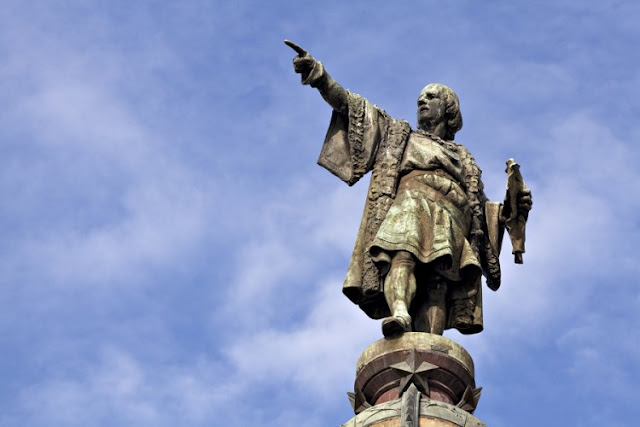 Αποτέλεσμα εικόνας για βαρκελωνη άγαλμα του Κολόμβου