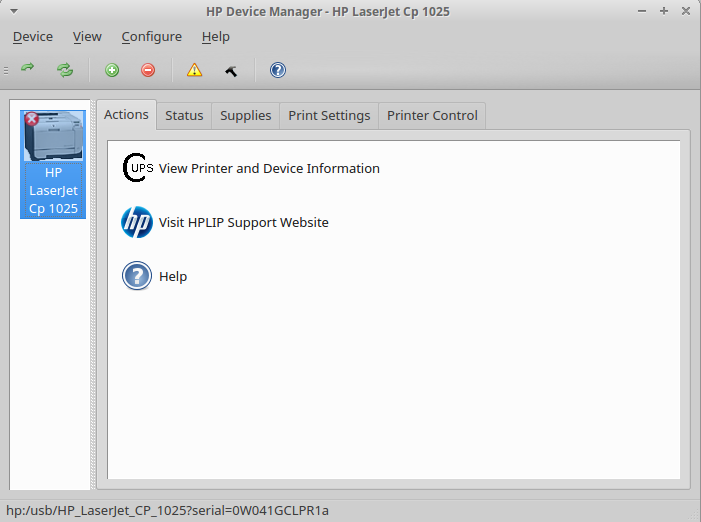 Cara Install Driver Printer HP LaserJet Pro CP1025 Color pada UBUNTU