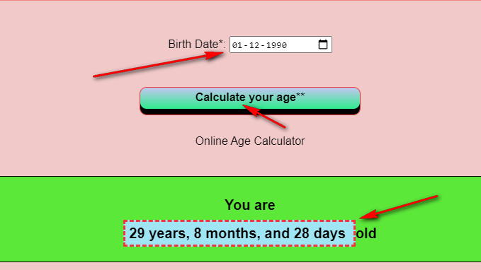  Date of birth calculator online, dob calculator, online age calculator, age calculator google, calculate my age, pearson age calculator, age counter, online age calculator