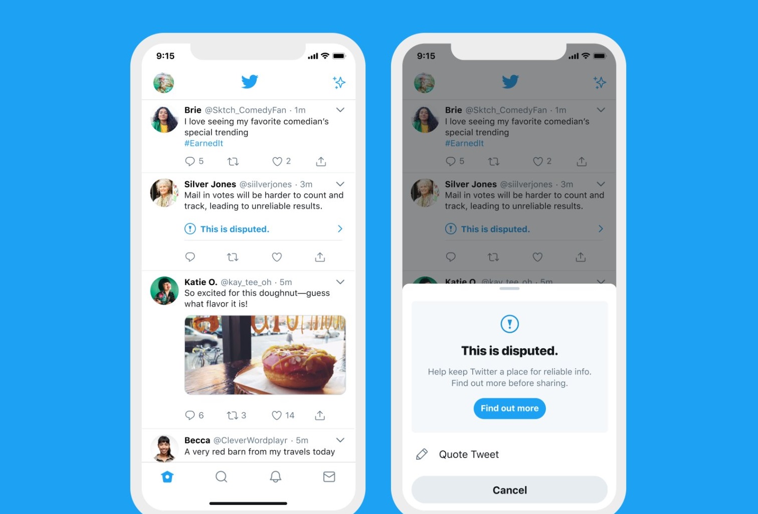 Twitter’s new warning prompt to slow the spread of misinformation has