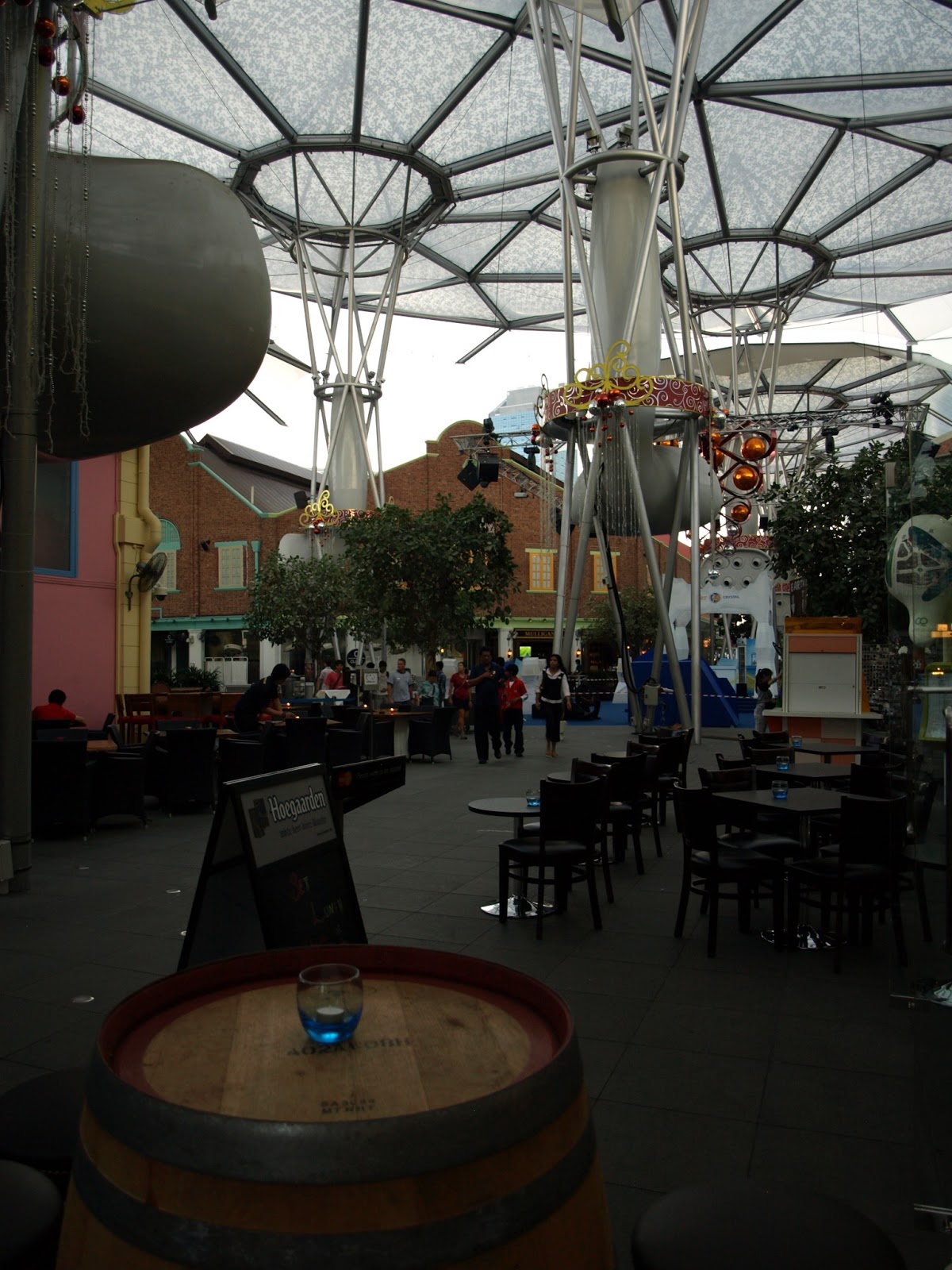 Observations in an undemocratic world Hanging at Clarke Quay Singapore