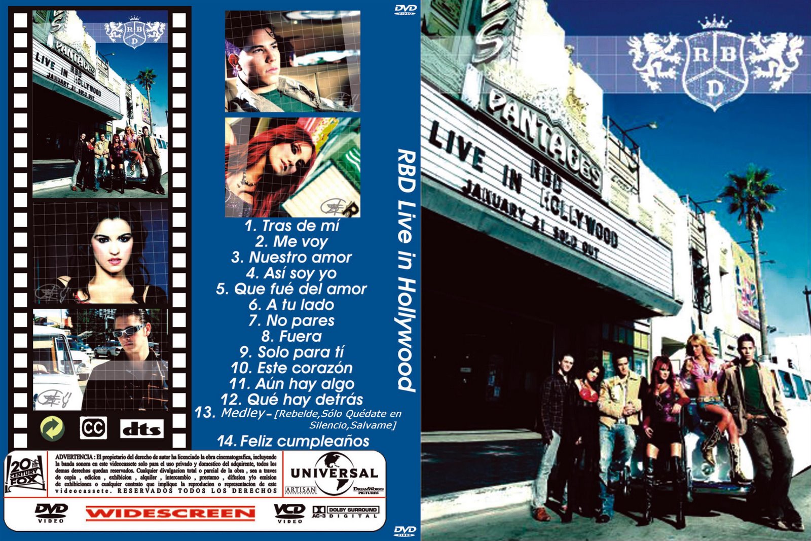 RBD Para Sempre Download DVD RBD Live in Hollywood (Torrent)