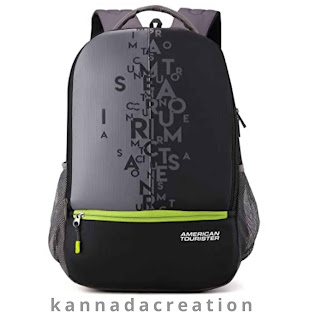 american tourister 32 ltrs black casual backpack