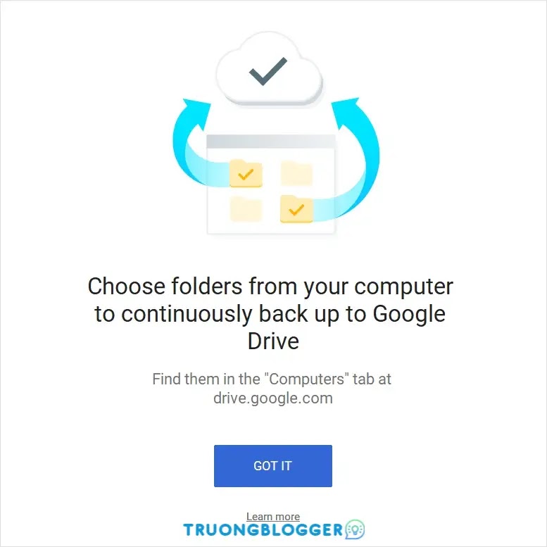 Cách tạo thư mục tự động đồng bộ lên Google Drive
