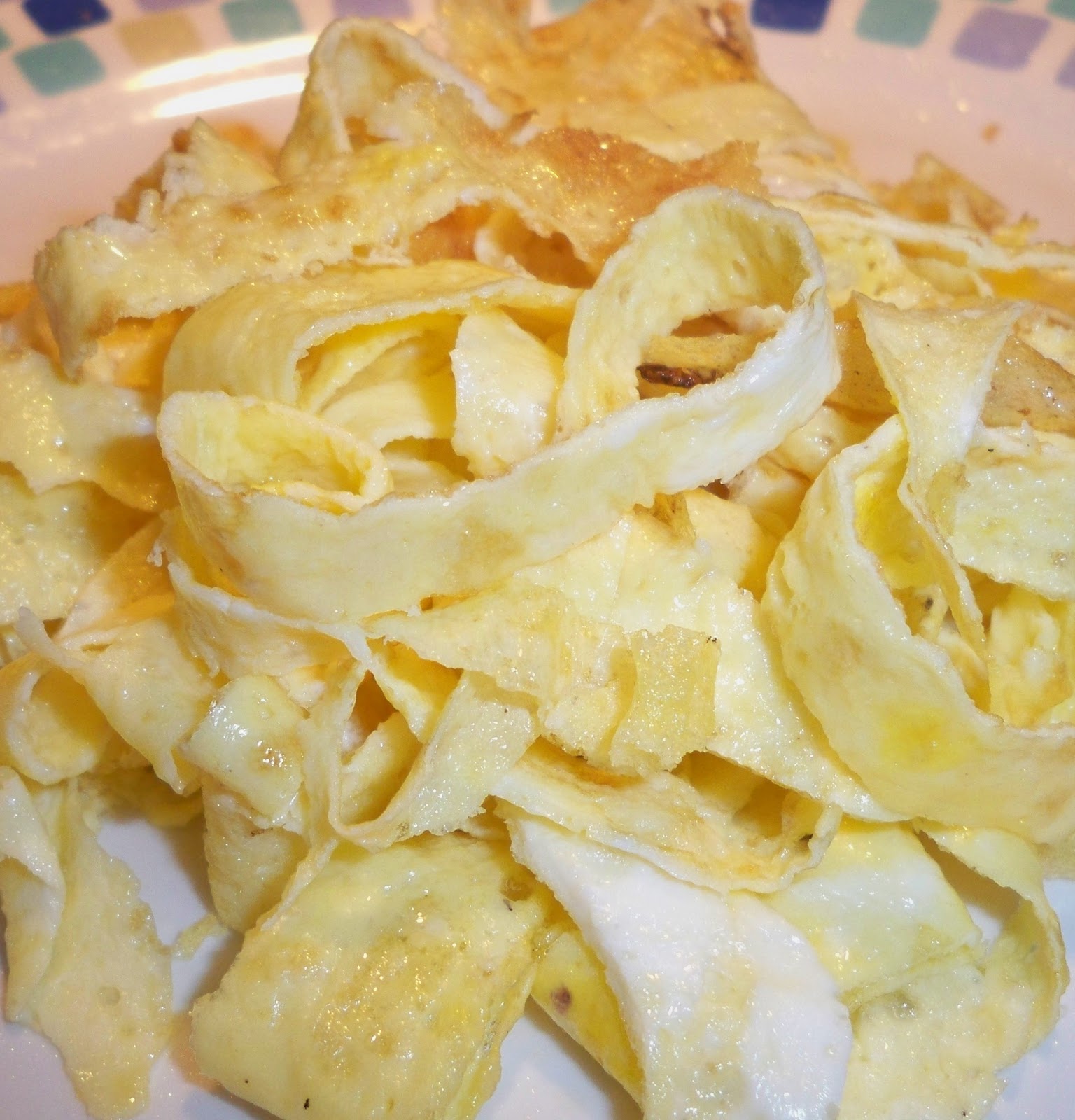 Gluten Free in AZ Egg "noodles" the grainfree way