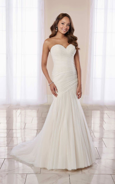 Stellla york style with ivory-almond wedding dress