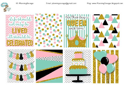 Planning Savage: Birthday Week Printable Kit