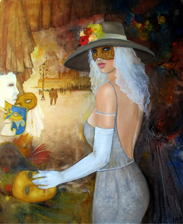 Jean-Claude Campana 1941 | French painter | Carnival of Venice