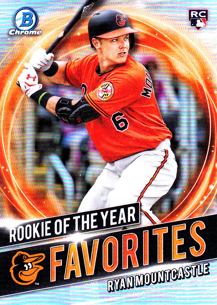 Baseball Cards Rule 2021 Bowman Chrome Rookie of the Year Favorites