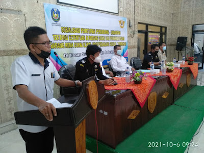 DISPERDAGIN SITUBONDO DAN BEA CUKAI JEMBER, AJAK MASYARAKAT UNTUK GEMPUR ROKOK ILEGAL