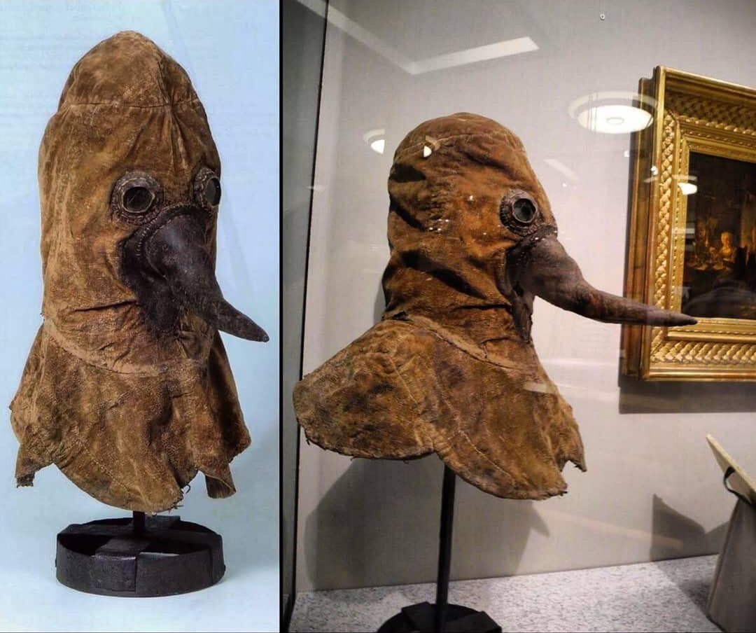 Here’s an Authentic 16th Century Plague Doctor Mask