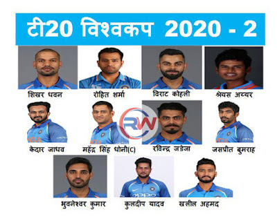 indias predicted 11 for icc t20 world cup 2020