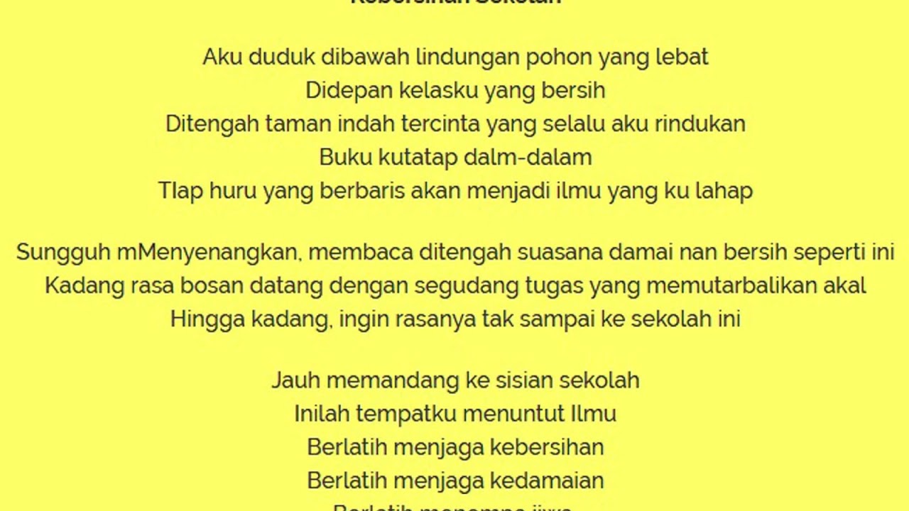 Berikut Sajak Bahasa Sunda Tentang Lingkungan Sekolah 5 Contoh Orang Sunda Kreatif Lagu Sunda Modern Lirik