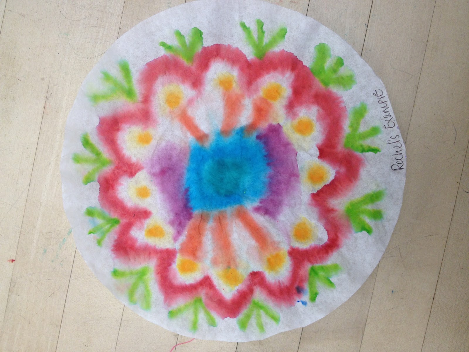 Rachel Mims, Artist, MS Art Therapy Coffee Filter Art Projects