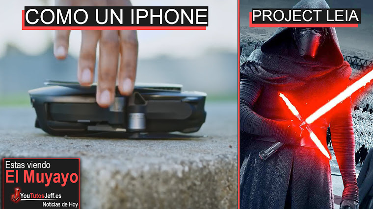 Dron del tamaño de un iPhone, Project Leia, Así se vería Windows 10, Libia | El Muyayo