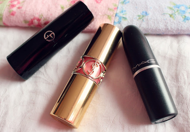 Luxury Lipstick YSL MAC Armani