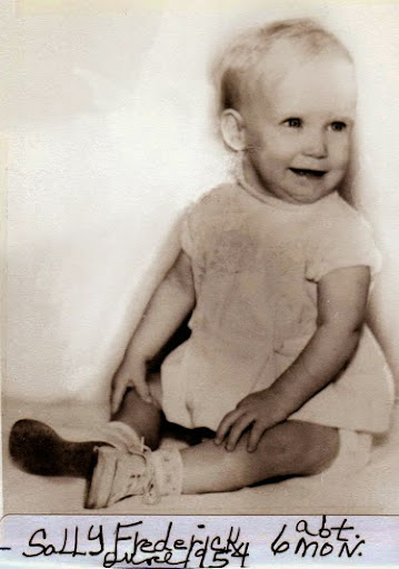 Sally Ann Frederick, age 6 months, June 1954
