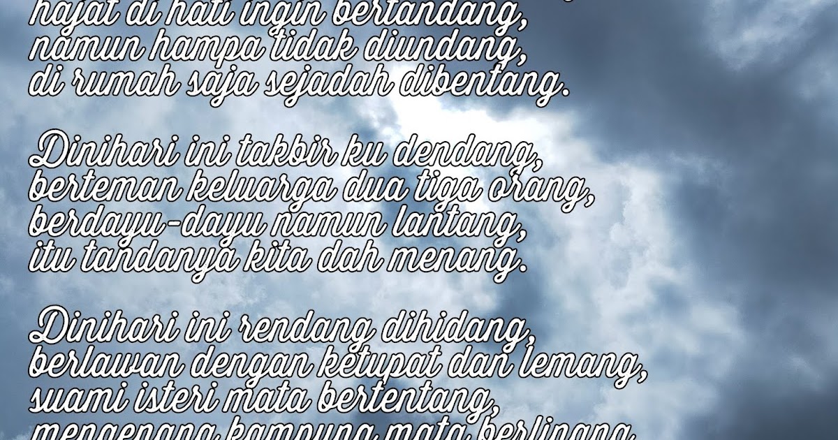 fairusmamat.com: SYAIR RAYA KECUNDANG