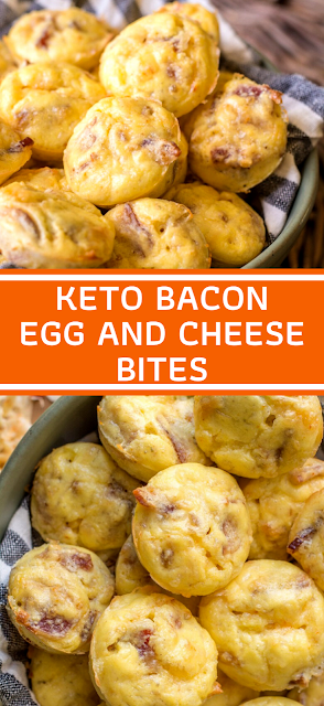 Keto Bacon Egg and Cheese Bites