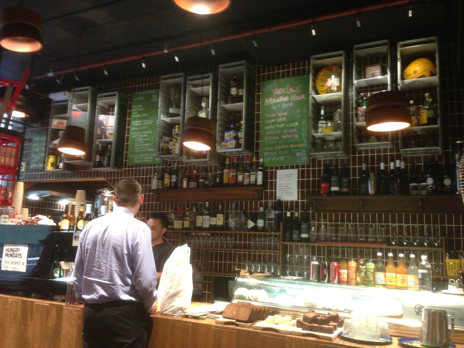 York Lane Cafe, Wynyard Sydney CBD