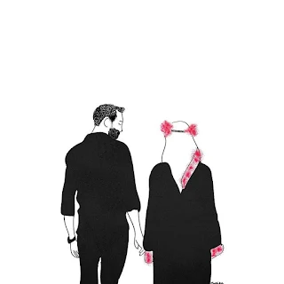 Cute Islamic Couple Cartoon Images HD