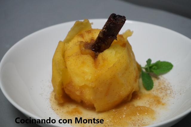 Manzanas asadas en olla express