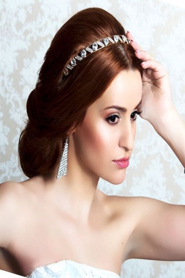 Coiffures mariage avec diademe Coiffures mariage avec diademe