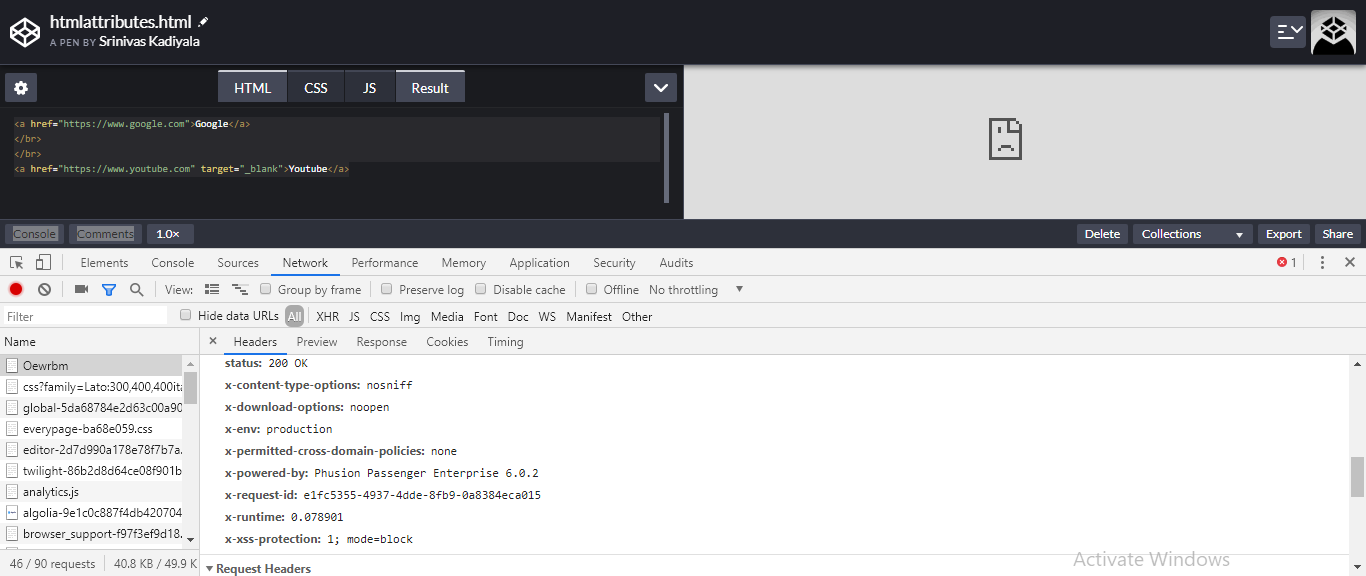 Security Testing Security Headers XFrameOptions