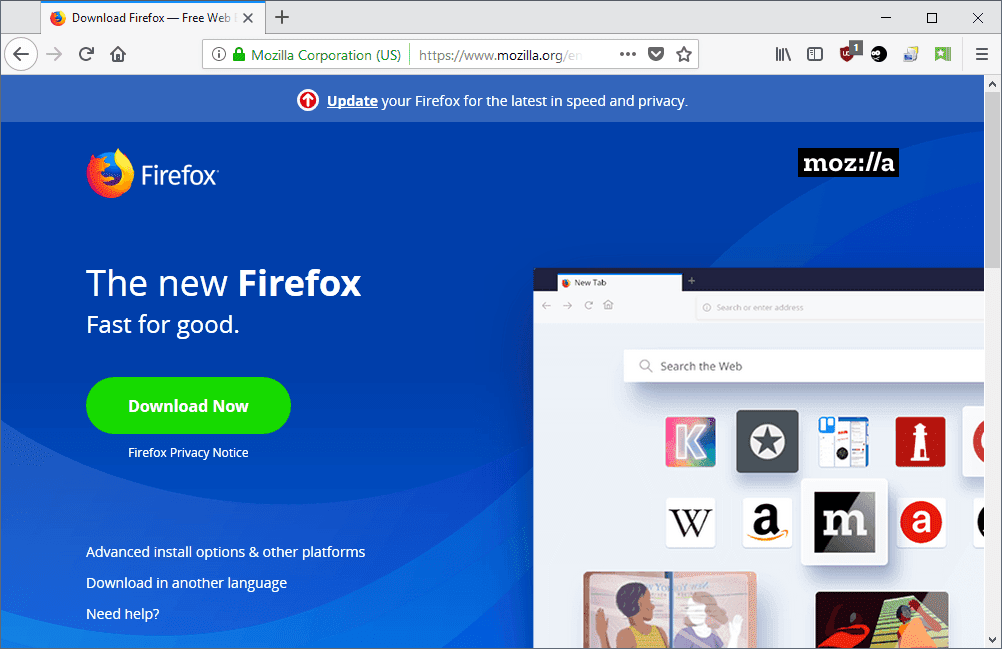 download firefox browsers