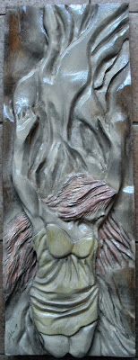 escultura em madeira