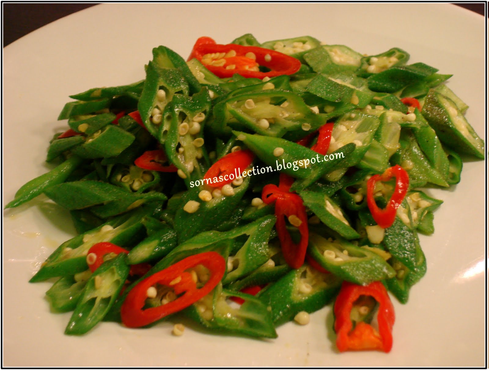 My Recipes STIRFRY LADY'S FINGERS