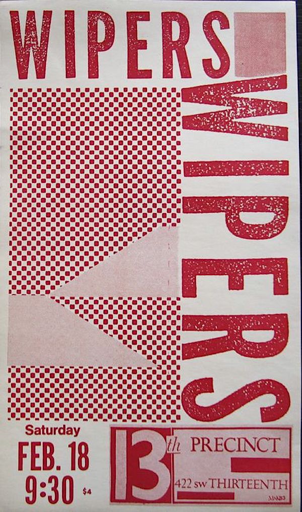 The Perlich Post Watch The Wipers live in Portland back in 1983