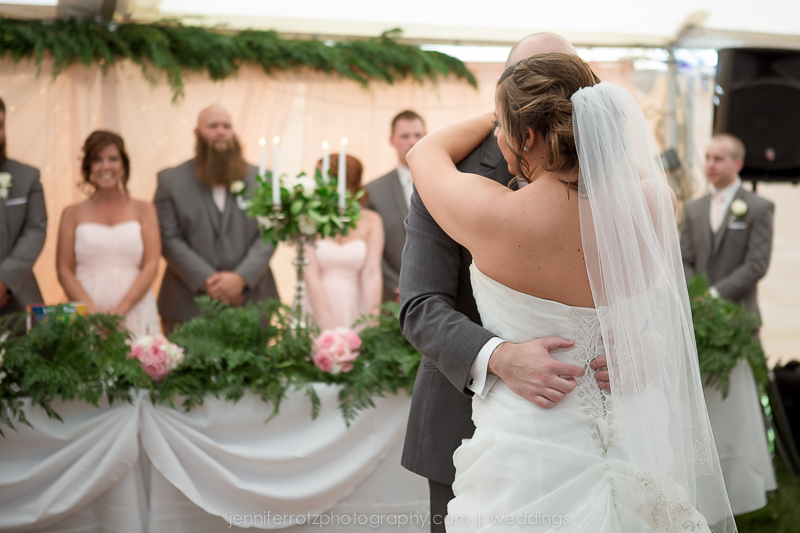 Jennifer Rotz Photography: Kristin + Dustin: Married | Hagerstown, MD