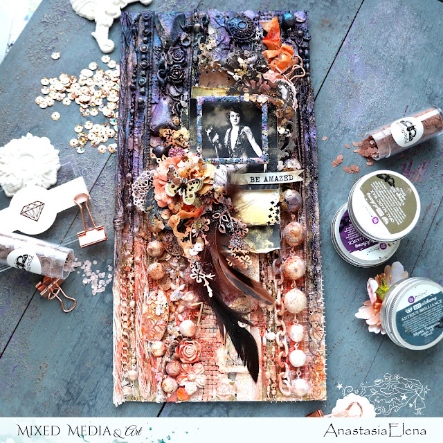 @nastyalena #alteredart #scrapbooking #mixedmedia