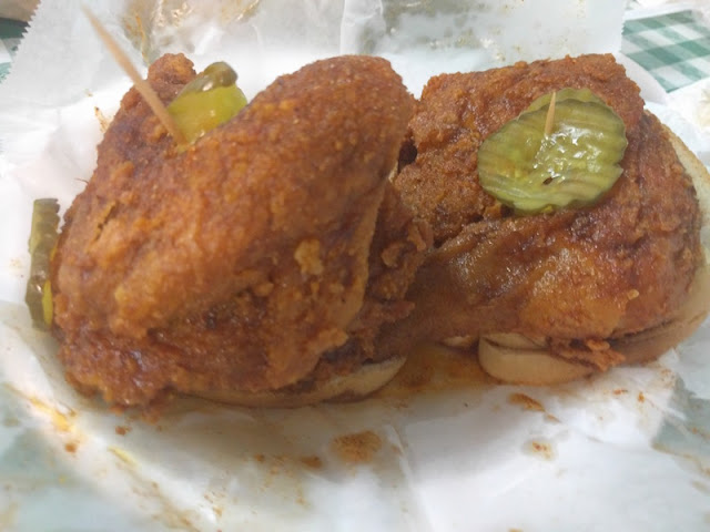 Spicy Fried Chicken at Prince's Hot Chicken Shack in Nashville