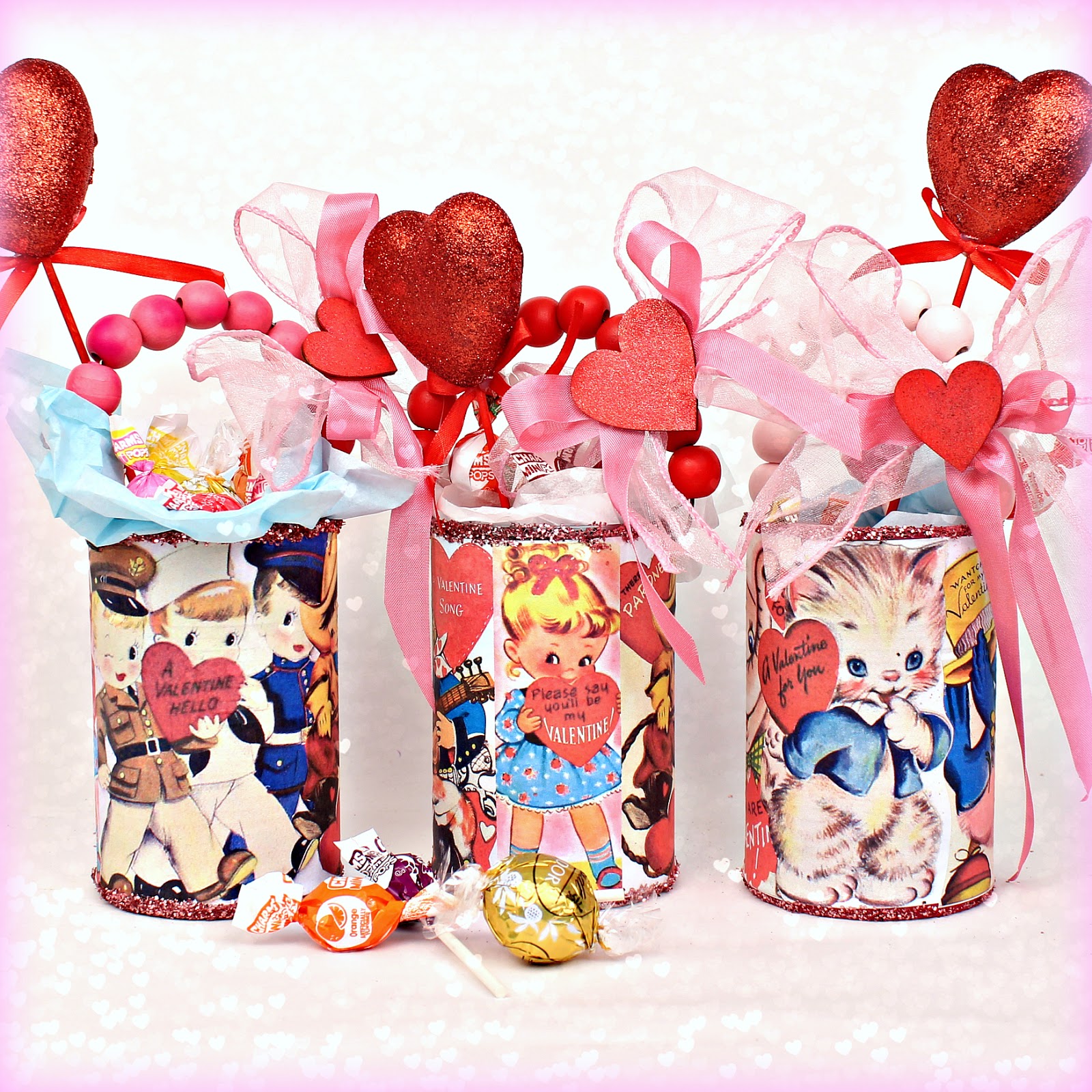 Mark Montano Vintage Valentine Treat Buckets