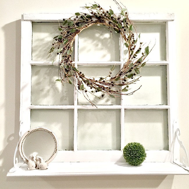 Vintage Window Shelf From Old Window