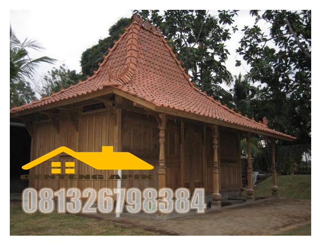 Aksesoris Genteng Gatutkaca Untuk Hiasan Atap Rumah  Joglo Jawa