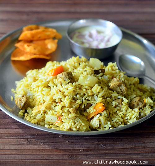 Jeera Rice Veg Biryani Seeraga Samba Rice Veg Biriyani Recipe