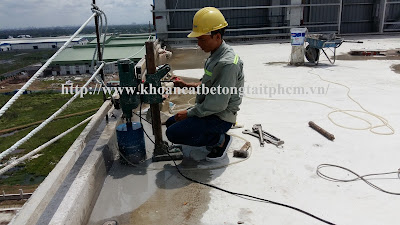 Khoan cắt bê tông tại huyện Cái Bè