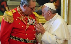 Pope Francis and Matthew Festing