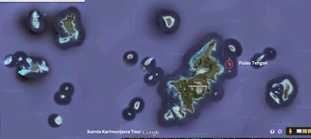 lokasi pulau tengah karimunjawa