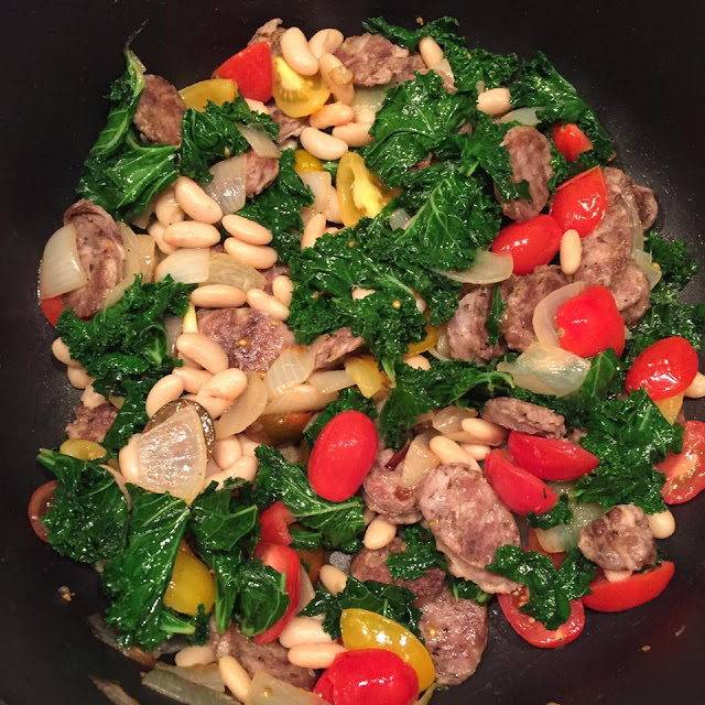 My "Diabetic" Food Sausage & Kale 2017 Updated Version