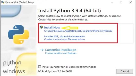 Comment télécharger et installer Python 3 sur Windows 10?