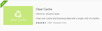 Add-Ons Extensions - Clear Cache for Google Chrome