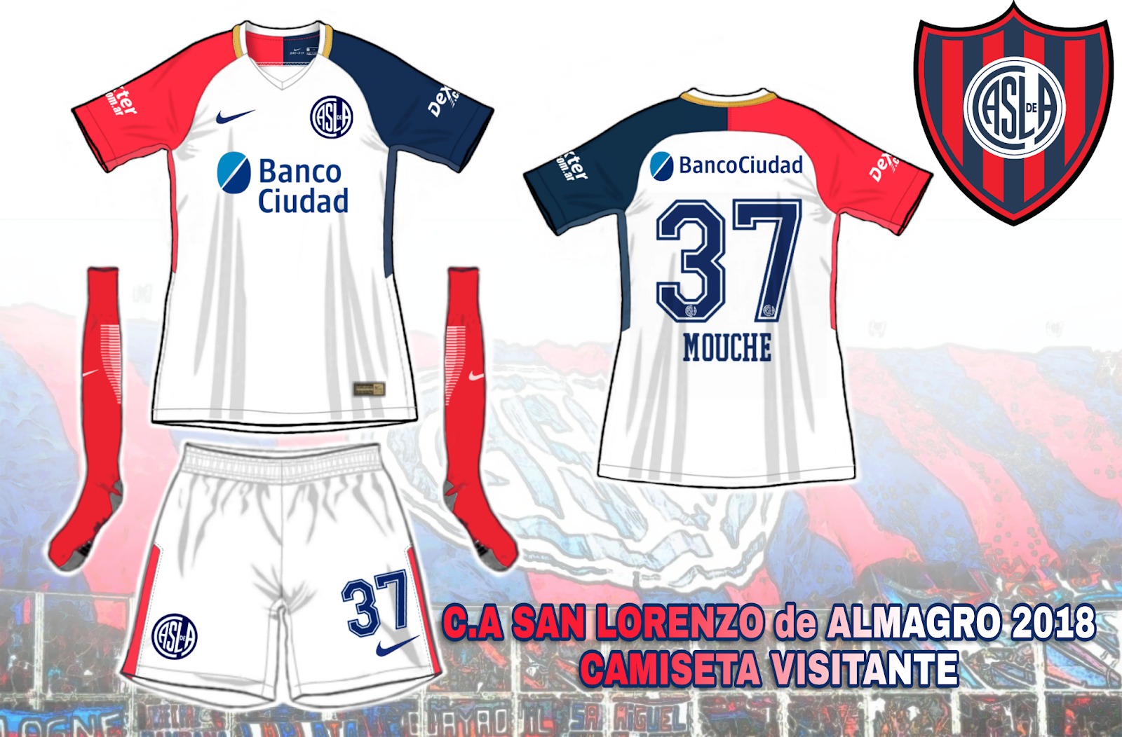 CasaKits Mundial Camisetas del C.A San Lorenzo de Almagro 2018 (Arg) CasaKits Mundial Camisetas del C.A San Lorenzo de Almagro 2018 (Arg)
