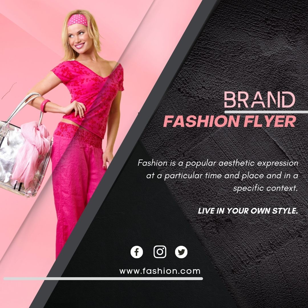 Tutorial 8 - Design Fashion Brand Flyer in Canva